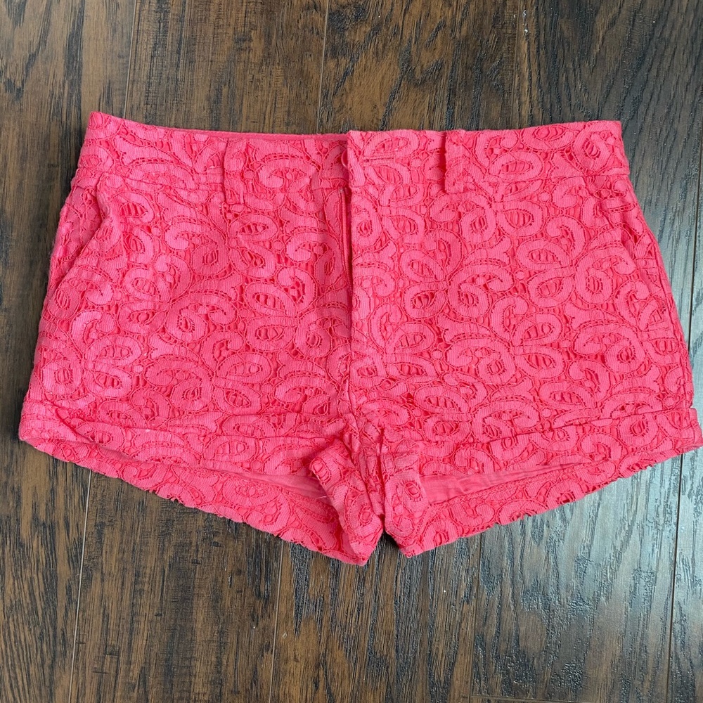 Forever 21 pink floral shorts